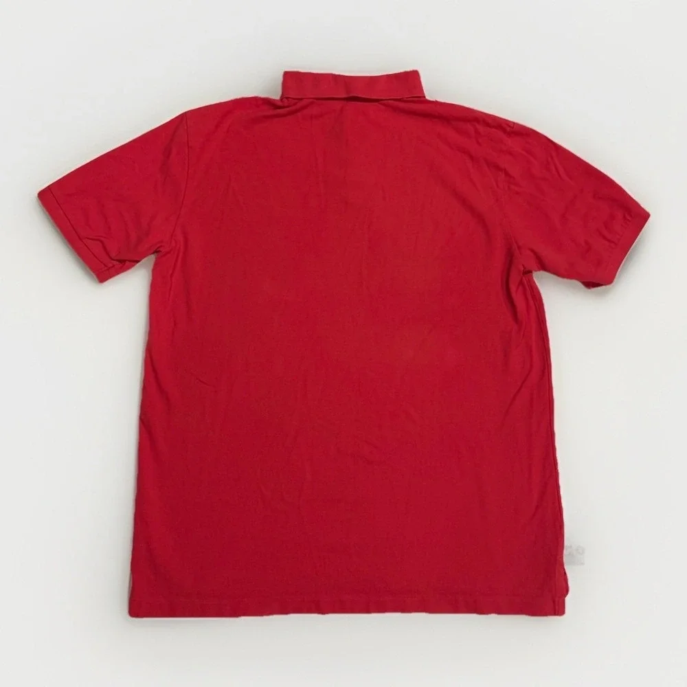 Polo Ralph Lauren Mesh Polo Shirt Red Classic Fit Preppy Golf Men's Size XL TALL